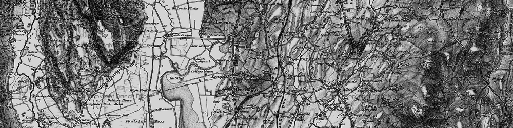 Old map of Hincaster in 1898