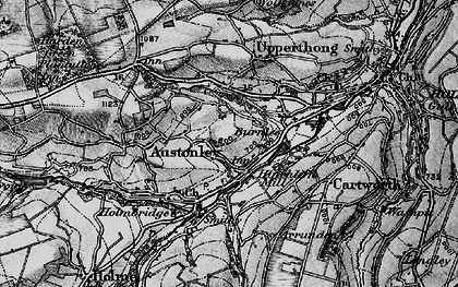 Old map of Hinchliffe Mill in 1896