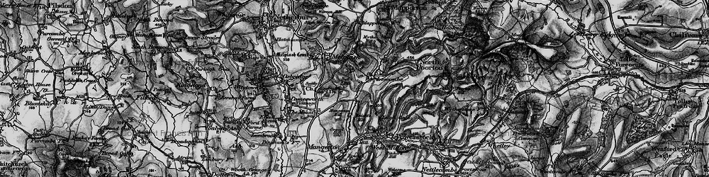 Old map of Bull's Hill in 1898