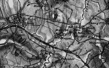 Old map of Hinton in 1896