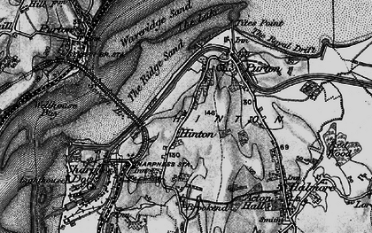Old map of Hinton in 1897