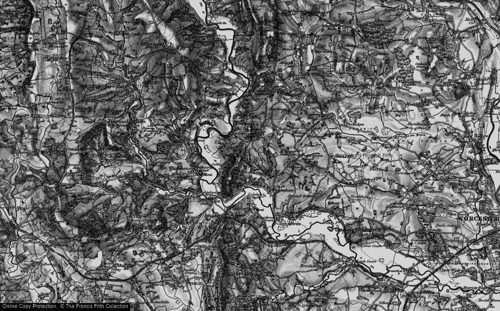 Old Map of Hipplecote, 1898 in 1898