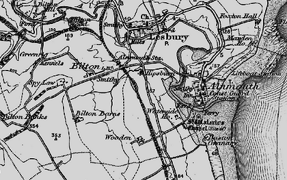 Old map of Hipsburn in 1897