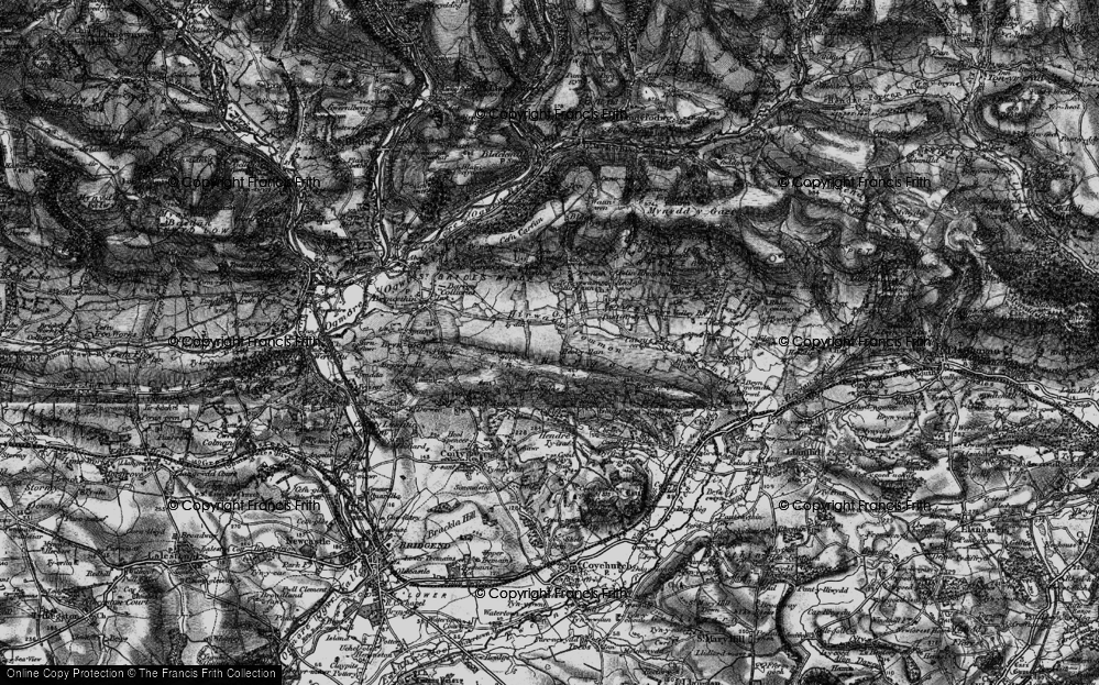 Old Map of Hirwaun Common, 1897 in 1897