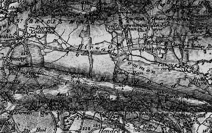 Old map of Hirwaun Common in 1897
