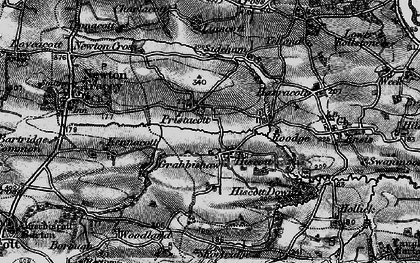 Old map of Linscott in 1898