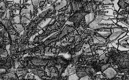Old map of Hoath Corner in 1895