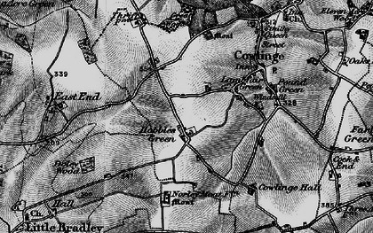 Old map of Hobbles Green in 1895