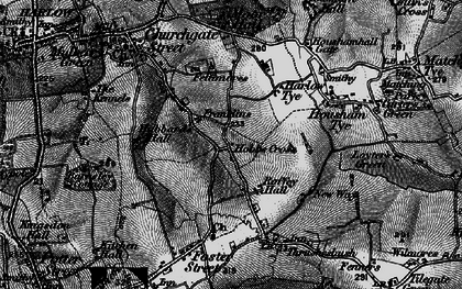 Old map of Hobbs Cross in 1896