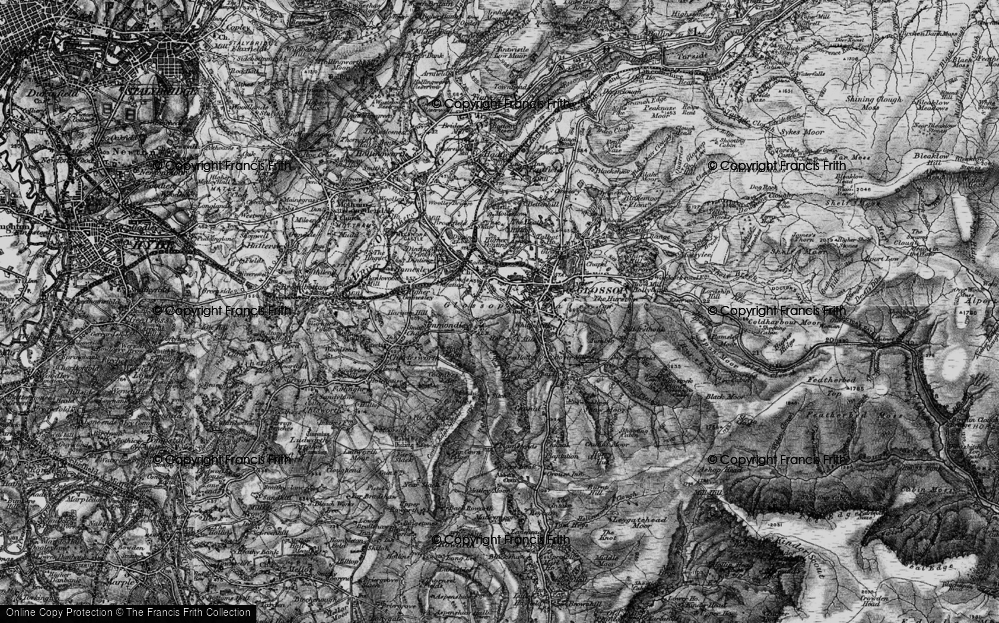 Old Map of Hobroyd, 1896 in 1896