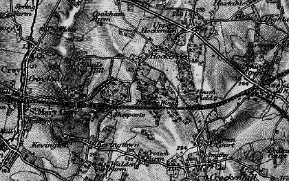 Old map of Hockenden in 1895