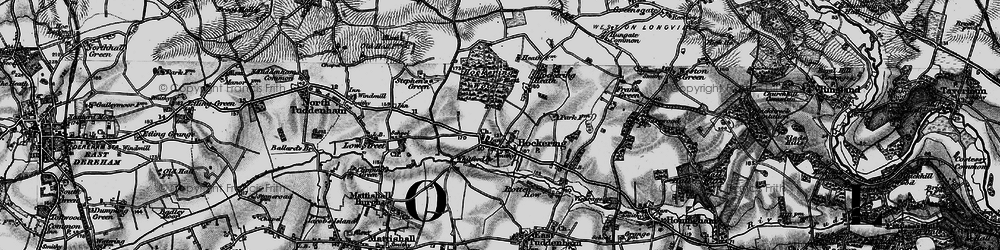 Old map of Whitford Br in 1898