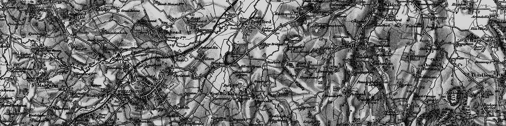 Old map of Hockholler Green in 1898