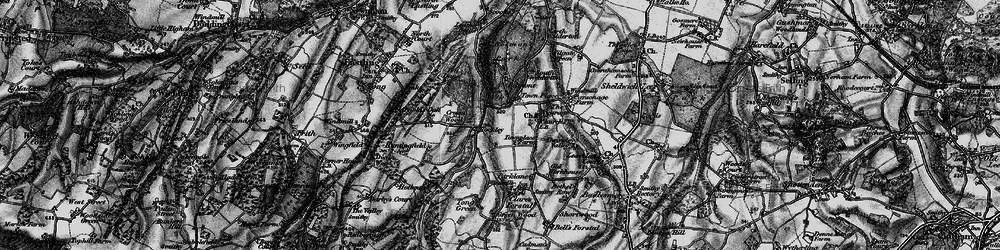 Old map of Hockley in 1895