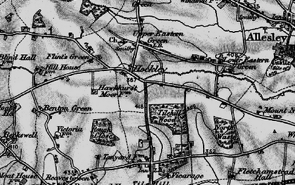 Old map of Hockley in 1899