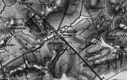 Old map of Hockliffe in 1896