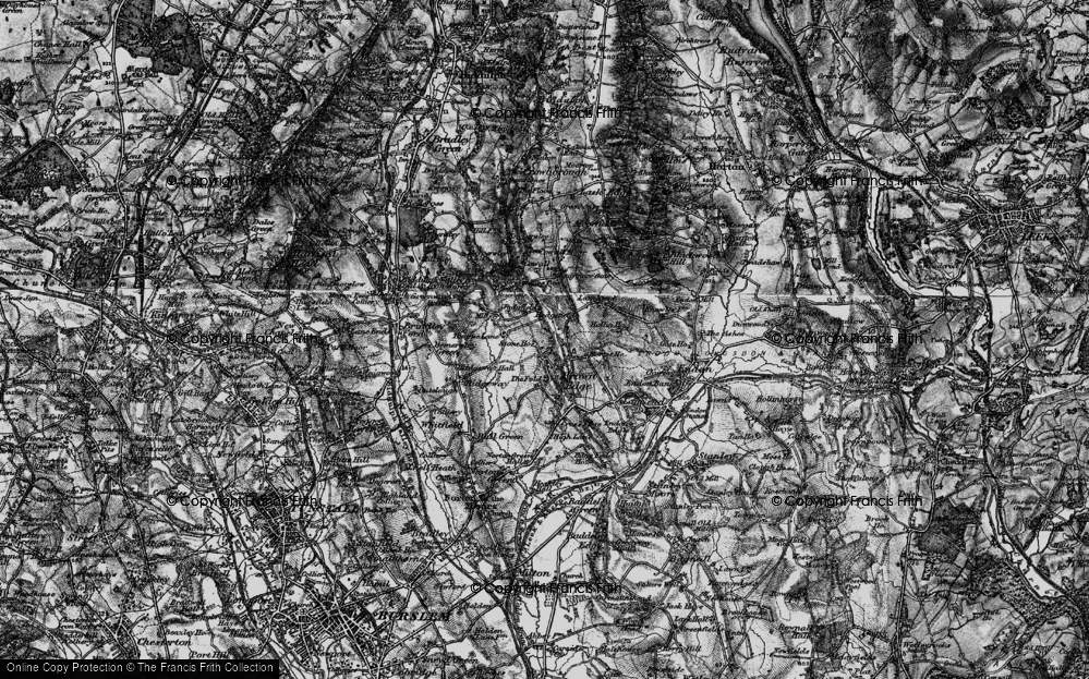 Old Map of Hodgefield, 1897 in 1897