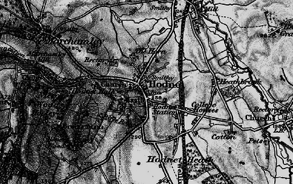 Old map of Hodnet in 1897