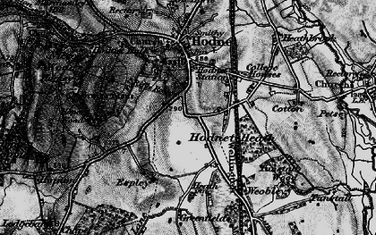 Old map of Hodnetheath in 1897