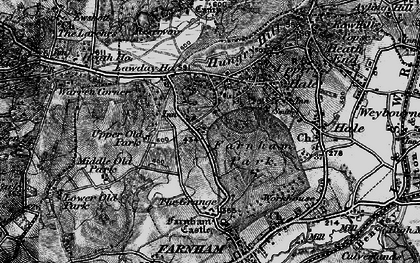 Old map of Hog Hatch in 1895