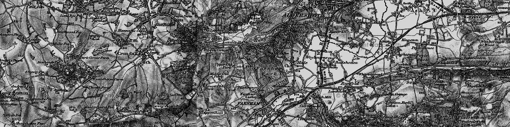 Old map of Hog Hatch in 1895