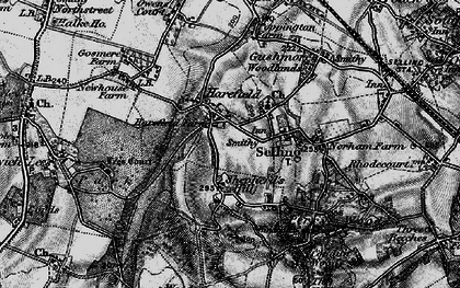 Old map of Hogben's Hill in 1895