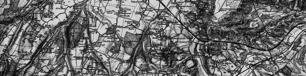 Old map of Hogben's Hill in 1895