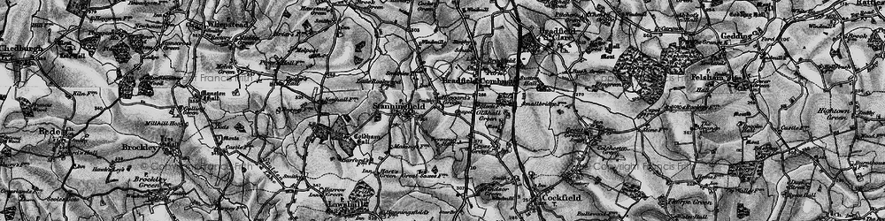 Old map of Hoggard's Green in 1898