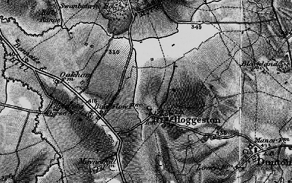 Old map of Hoggeston in 1896