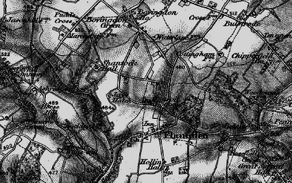 Old map of Hogpits Bottom in 1896