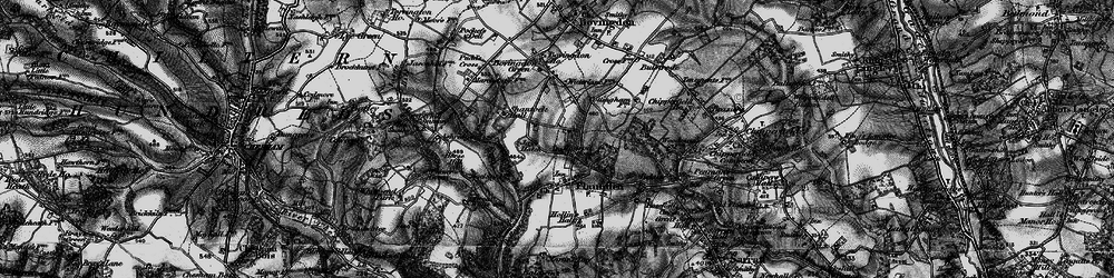 Old map of Hogpits Bottom in 1896