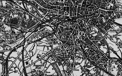 Old map of Holbeck in 1896