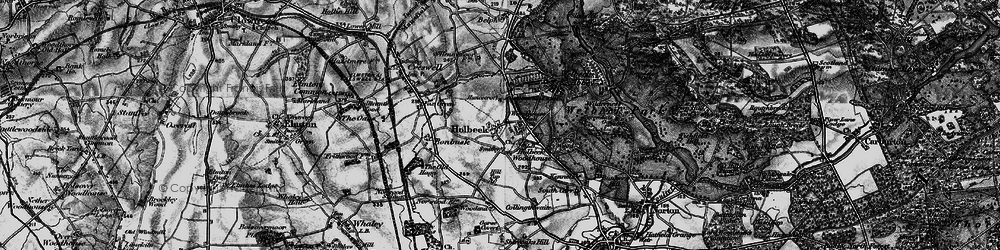 Old map of Holbeck Woodhouse in 1899