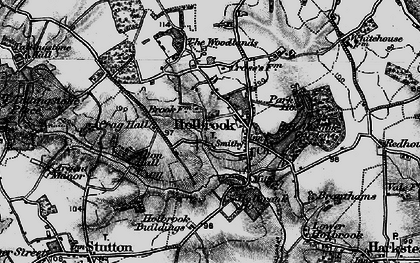 Old map of Holbrook in 1896