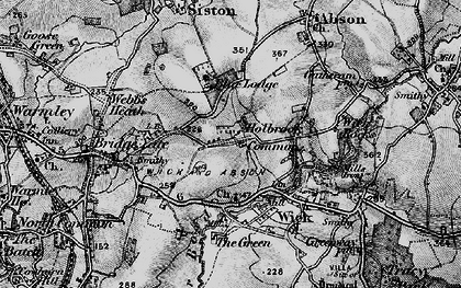 Old map of Holbrook Common in 1898