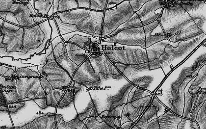 Old map of Holcot in 1898