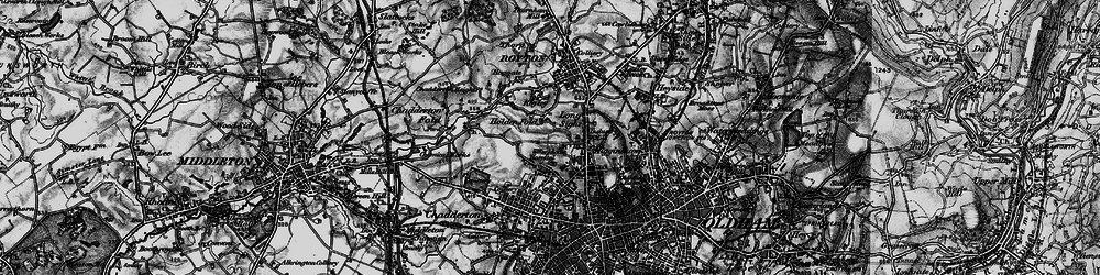 Old map of Holden Fold in 1896