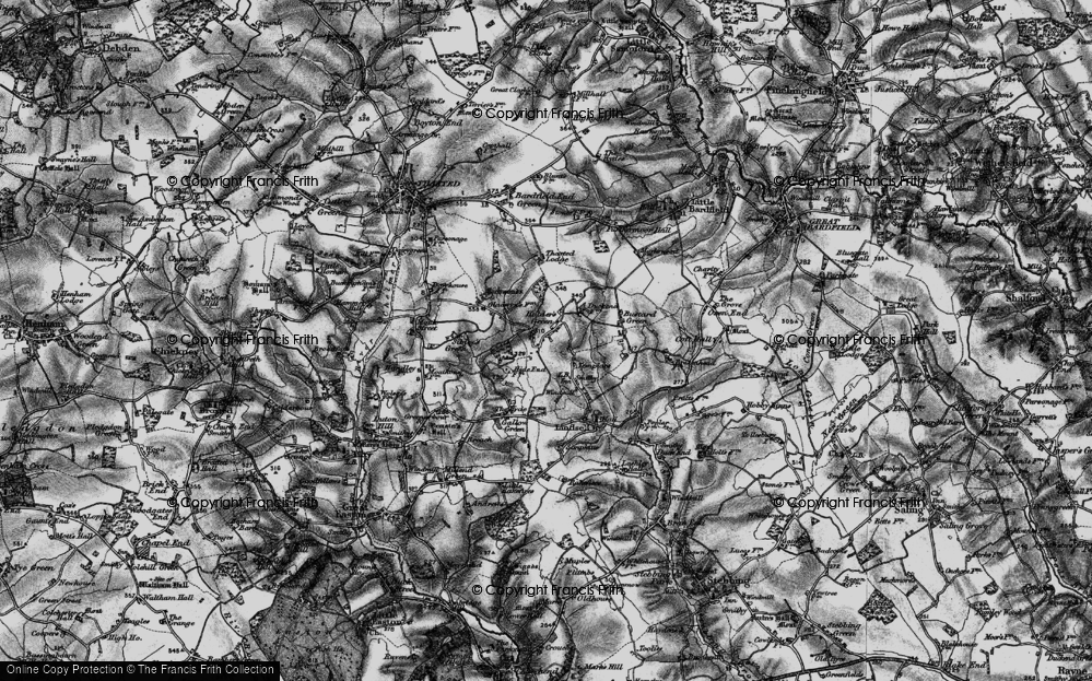 Old Map of Holder's Green, 1895 in 1895