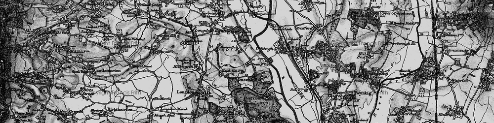 Old map of Holdfast in 1898