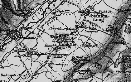 Old map of Birchen Coppice in 1899
