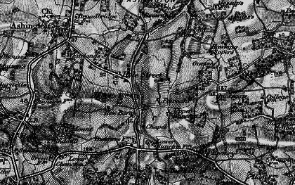 Old map of Brownhill in 1895