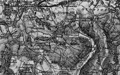 Old map of Holehouse in 1896