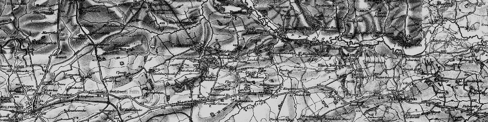 Old map of Holemoor in 1895