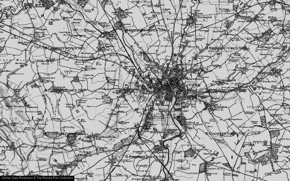 Old Map of Holgate, 1898 in 1898