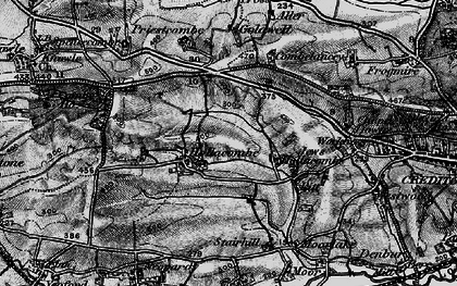 Old map of Hollacombe in 1898
