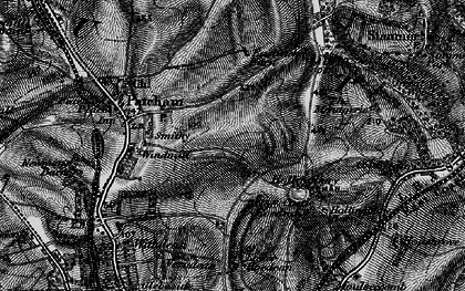 Old map of Hollingbury in 1895
