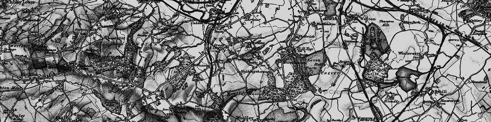 Old map of Hollingthorpe in 1896