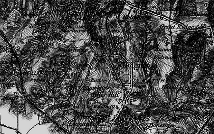 Old map of Hollington in 1895