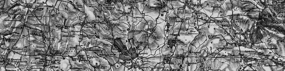 Old map of Wormsley in 1897