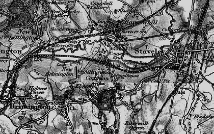 Old map of Hollingwood in 1896